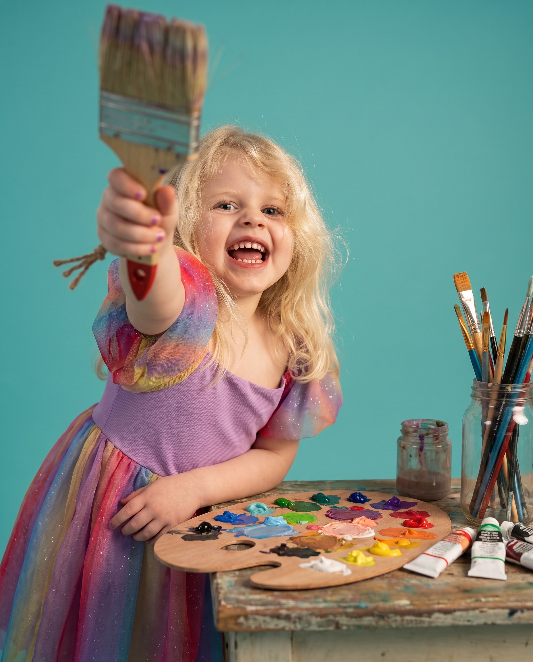 Color Session Kinderfotoshooting im Fotostudio Trier